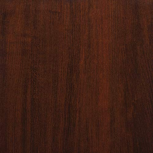 Sauder Palladia Office Desk with Drawers, Executive Desk with File Cabinet Storage, Cable Management, Keyboard Tray, in Select Cherry Finish - color: Select Cherry