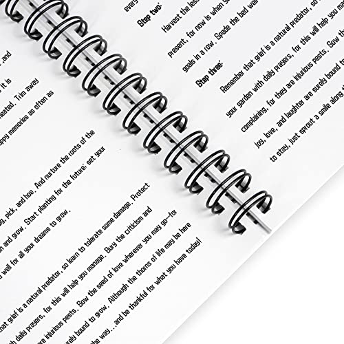 RAYSON 2:1 Pitch Binding Wire, 21 Loop, 3/4 Inch, Black, 185 Sheet, 50 Pack | 2:1 Pitch Binding Wire | Double Loop Wire | 185 Sheet Binding | Letter Size | Black 50 Pack - size: 3/4"