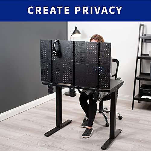 VIVO Clamp-on 20 x 24 in Desk Pegboard - color: Black, size: 24"