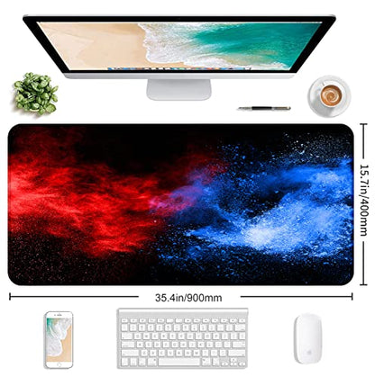 Colorful Starry Sky Mouse Pad, Office, Keyboard, Laptop, and Home Desk Pad | Large Extended Mouse Pad; Full Desk Coverage; Waterproof Coating; Stable Anti-Slide Base For Gaming, Office, Study Daily Use - color: Colorful Starry Sky