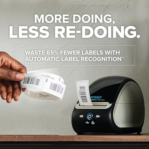 DYMO LabelWriter 550 Turbo Label Printer Bundle Label Maker with Direct Thermal Printing Automatic Includes Address Labels Multipurpose Labels Durable Multipurpose - style: 550 Turbo Bundle