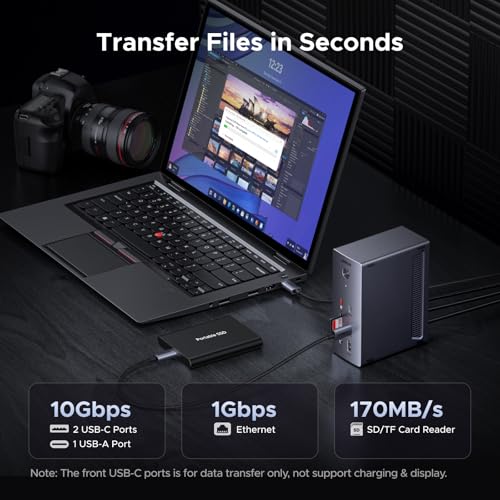 UGREEN USB C Docking Station Triple Monitor, 2xHDMI+DP, Only for Win Host - style: 2HDMI+DP