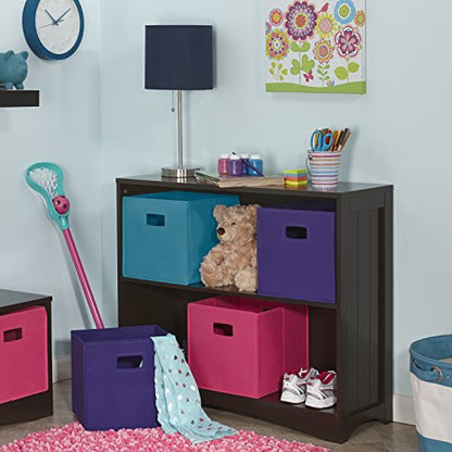 RiverRidge Horizontal Bookcase, Espresso - color: Espresso