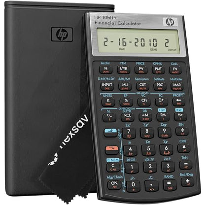 HP 10bII+ Financial Calculator for College and High School, SAT AP PSAT - size: HP 10bII+ 2026