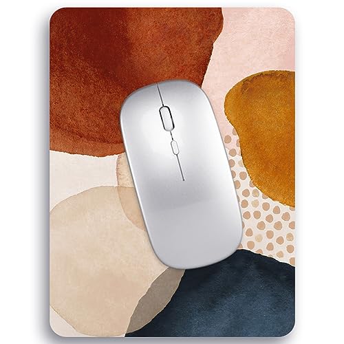 Audimi Small Mouse Pad 6 x 8 Inch, Mini Mouse Pad Thick for Laptop Wireless Mouse Home Office Travel, Portable & Washable (Abstract Stone) - color: Abstract Stone
