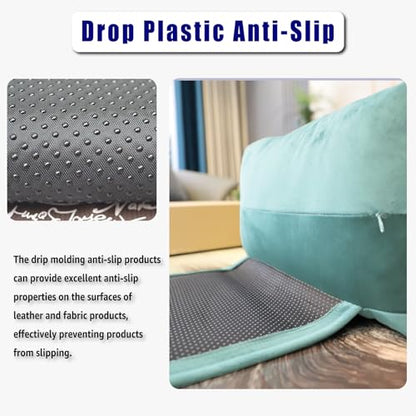 Velvet Recliner Headrest Pillow, Non-Slip Neck Support,Light Blue - color: Light Blue