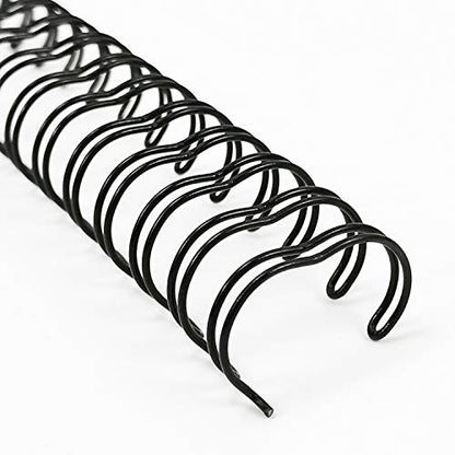 Rayson Wire Binding Spines, 5/8" 3:1 Pitch, 32-Loop Black, 50 Pack | Binds up to 140 sheets; choose 5/8" size for thick reports, manuals and project documents. - size: 5/8" (140 Sheets Capacity)