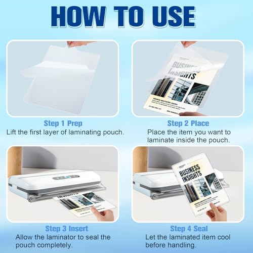 200 Pack 3 mil Lamination Pouches 5.5" x 8.5" Clear Half Page Laminating Pouches Photo Size Laminating Sheets Thermal Laminate Pouch for Menu Flashcards Sign Flyer Certificates - size: 5.5x8.5inch