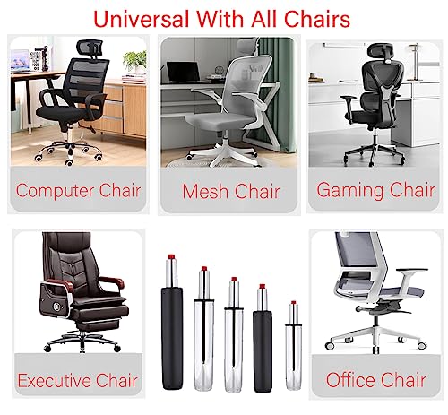 Office Chair Hydraulic Cylinder Replacement6.3 in-Office Chair Replacement Parts. - color: Black6