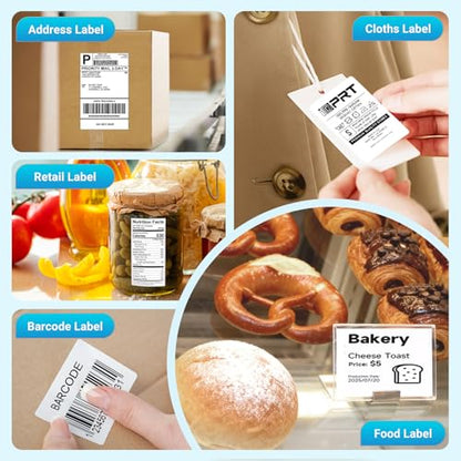 iDPRT SP320 Desktop Label Maker Bluetooth Thermal Shipping Label Printer | for Parcel Shipping, Small Businesses, Offices, and Home, Sticker Printer Supports Amazon, TikTok, Etsy, Shopify, USPS, etc