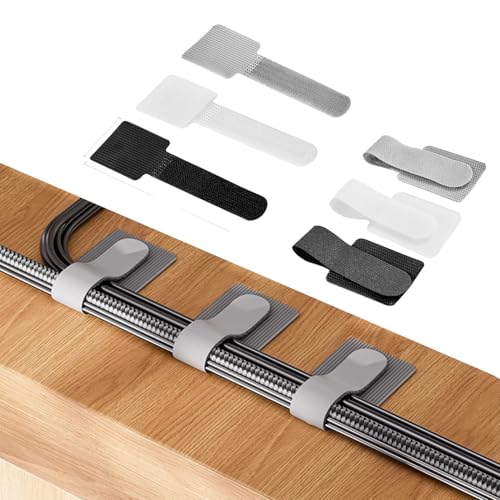 Cord Organizer Cable Management Under Desk for Home Office, 45Pack