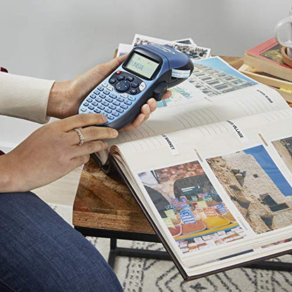 Dymo LetraTag LT-100H Label Maker Starter Kit | Handheld Label Maker Machine | with Plastic, Paper & Clear Label Tape | Ideal for Office or Home - style: LT 100H Exclusive Set