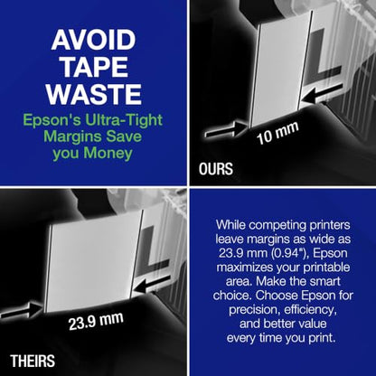 LABELWORKS Epson LW-K740PX Industrial Label Maker Kit - Portable Handheld | Handheld industrial label maker kit for office, home & healthcare, durable ID & organization labels, uses LABELWORKS PX tapes