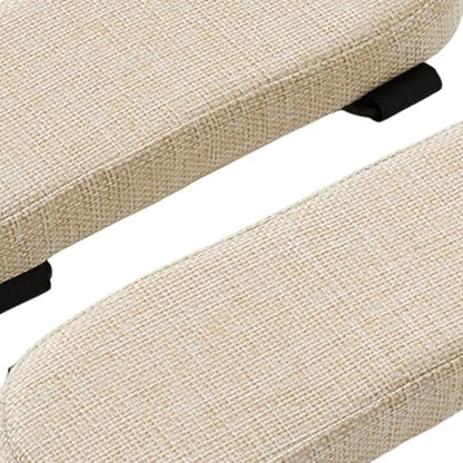 Office Chair Armrest Pad Elbow Cushion Thick Removable Cover Desk Chair Armrest Cushion Arm Padding for Recliners Sofa Home, Beige - color: Beige