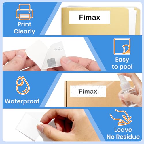 12 Rolls 4800 Labels Compatible with Brother DK-1201 Die-Cut Address Labels - size: 1.1" X 3.5”