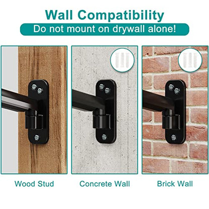 Monitor Wall Mount Fits up to 32" Computer Screens Max 19.8lbs - style: Wall Mount Black