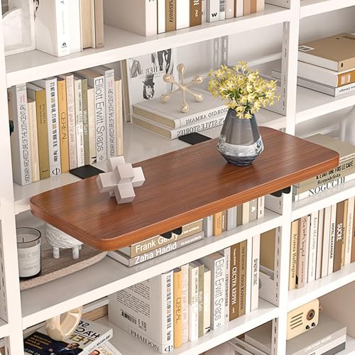 20 x 7.8 Inch Adjustable Ergonomic Clamp-On Desk Extender Tray, Brown - color: Brown
