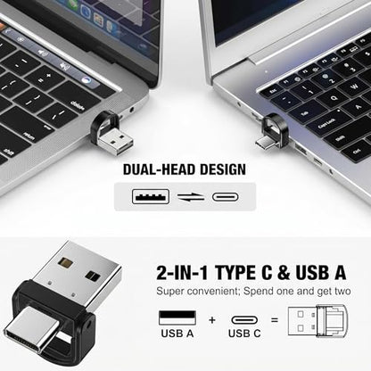 Presentation Clicker USB c, Hyperlink Volume Control Presentation Clicker,PowerPoint Clicker Presentation Remote， Pointer Slide Advancerwith USB-A&C Receiver， Computers, laptops,Mac Keynote,LBBYDDLL