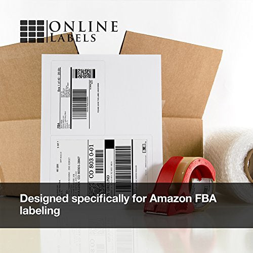 OnlineLabels 3.5" x 5" Labels - White Matte - 10,000 Sheets - size: 10000 Sheet Pack