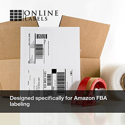 OnlineLabels 3.5" x 5" Labels - White Matte - 10,000 Sheets - size: 10000 Sheet Pack