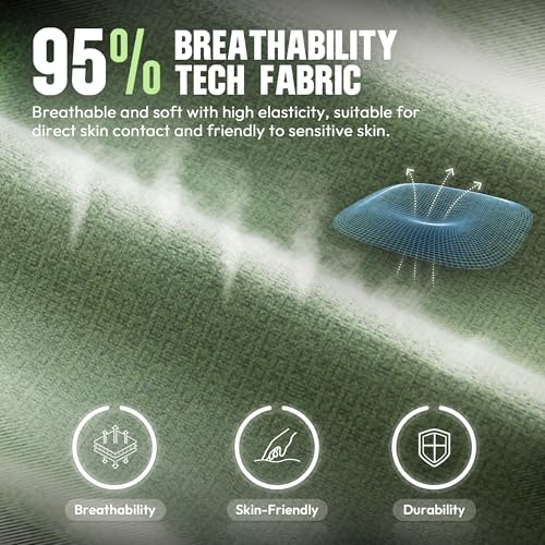 Dowinx Gaming Chair Fabric with Pocket Spring Cushion, High Back Ergonomic Computer Chair with Footrest for Adults, Massage Lumbar Support Swivel Game Chair for Office Gaming 300LBS, Green - color: Green