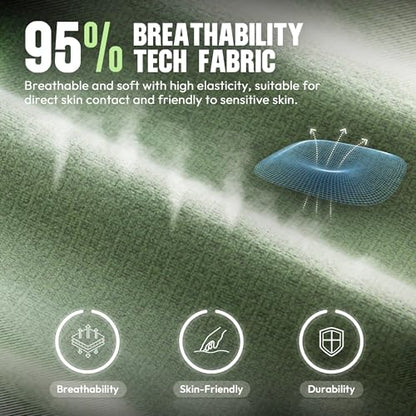 Dowinx Gaming Chair Fabric with Pocket Spring Cushion, High Back Ergonomic Computer Chair with Footrest for Adults, Massage Lumbar Support Swivel Game Chair for Office Gaming 300LBS, Green - color: Green