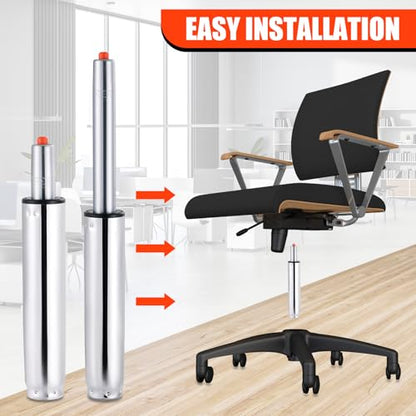 Universal Office Chair Gas Lift Cylinder Replacement, 5" Long Stroke Gas Lift, Heavy Duty Class4 Gas Lift Hydraulic/Pneumatic Piston for Office Chair/Gaming Chair
