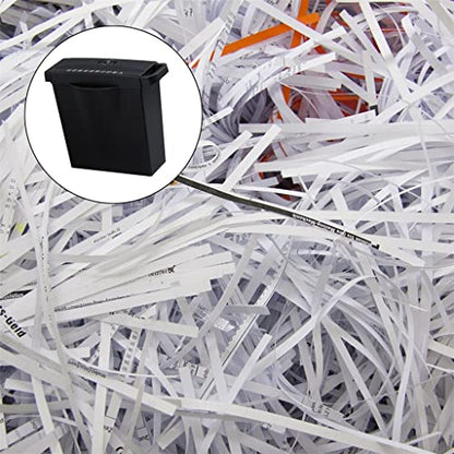 6 Strip Cut Paper Shredder Micro Cut Paper Photo Portable Electric Silent A4 Home Office Use 7L Capacity