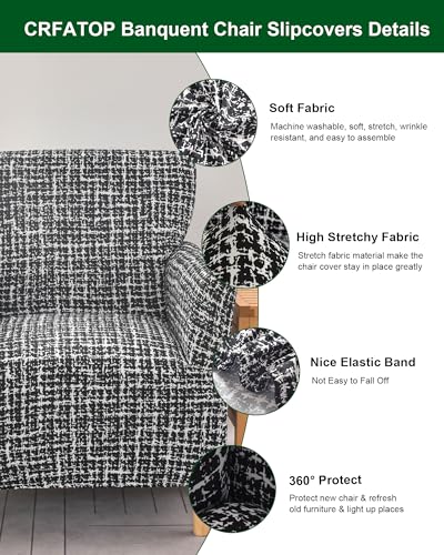 CRFATOP Accent Chair Cover, Stretch Armchair Slipcover for Living Room - color: Color A06