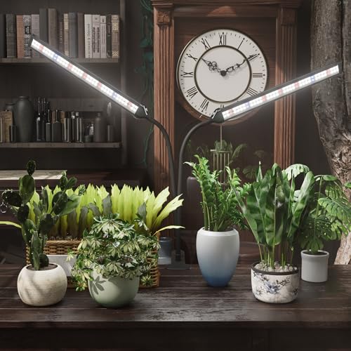 GooingTop LED Grow Light,White Full Spectrum Clip Plant Growing Lamp - size: 75Watts
