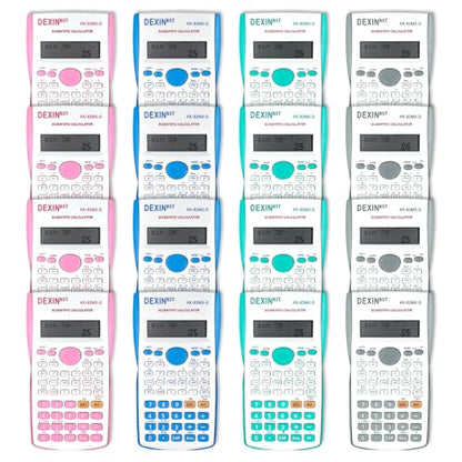 16 Pack 2 Line Engineering Scientific Calculators Bulk Calculator Pack Classroom Scientific Calculator Pack Calculator Set Scientific Bulk for Office School