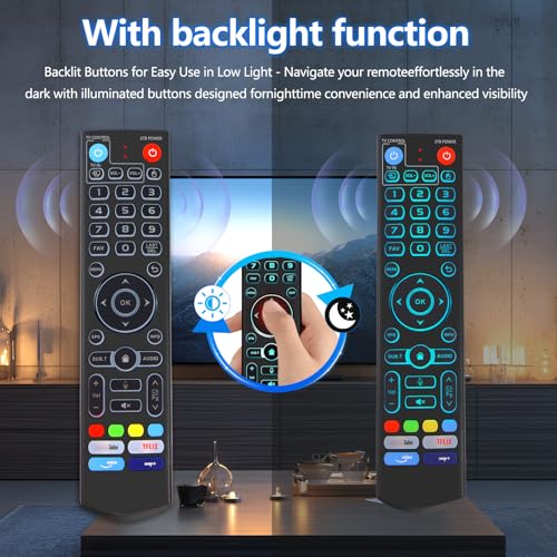 New Backlight V5 Pro Voice Remote Control, Compatible with vSeeBox V1/V2,V5/V1/V2/V3 Pro,V3 Plus,V1 Max,Elite,Max Intelligent Bluetooth Voice Remote Control - color: Backlight