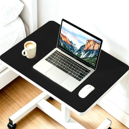 PU Leather Desk Protector/Nightstand Mat, 23.6X15.7 in Black - color: Black, size: 23.6" x 15.7"