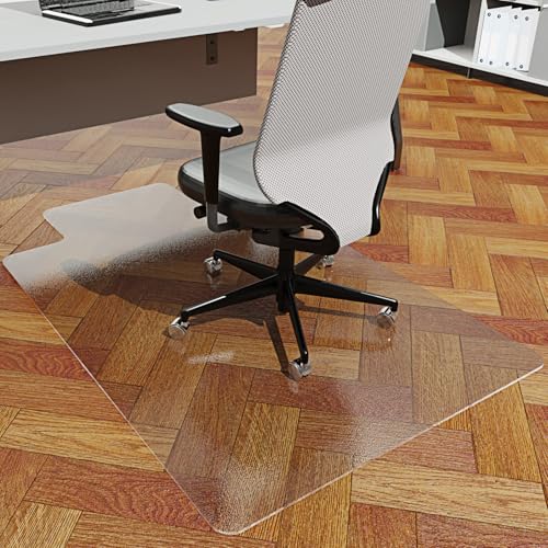 Office Chair Mat for Hardwood Floor, 36"x48" Office Floor Mat for Carpet Rolling Chair Heavy Duty Protector for Low Pile Carpet (Rectangle with Lip) - size: 36"x48"