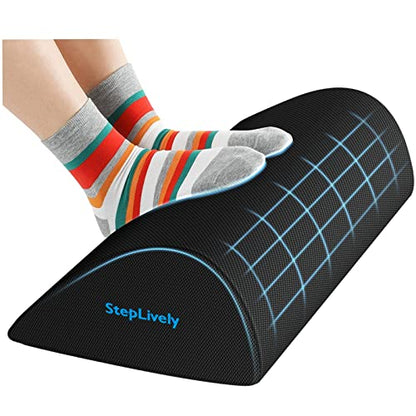 Comfort Office Foot Rest Foot Stool Ergonomic Memory Foam Pillow for Under Desk