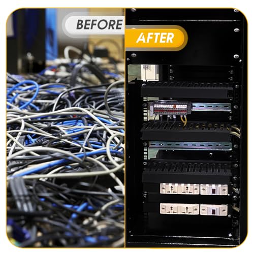 Cable Raceway, 95" Open Slot Cable Management Kit 4PCS 23.6" X 1.97" X 2.4" - color: Black, size: 5060