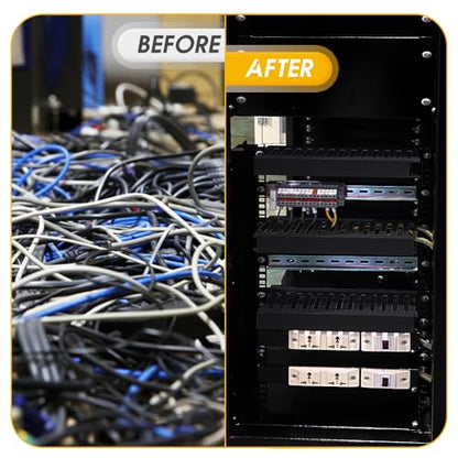 Cable Raceway, 95" Open Slot Cable Management Kit 4PCS 23.6" X 1.97" X 2.4" - color: Black, size: 5060