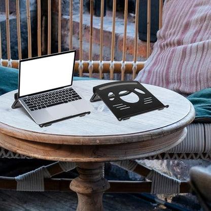 SHOWERORO Laptop Holder Foldable Desktop Stand with Anti Slip Pads