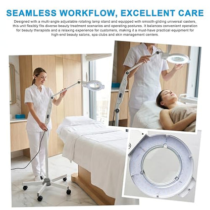 Elitzia 5X Magnifying Floor Lamp with Light for Esthetician