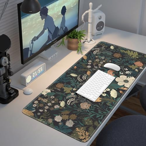 iCasso Desk Mat, Desk Matt for Desktop, Cute Desk Pad Mat, Weeds - color: Weeds