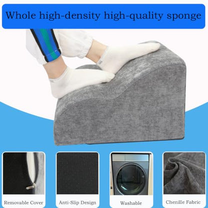Foot Rest for Under Desk at Work.Multifunctional 3-Tier Foot Stool - color: Extra Large-dark Grey