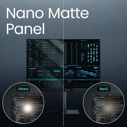BenQ Programming Monitor RD280UG 28.2" 4K+, 120Hz Refresh Rate, 3:2 Aspect Ratio, Nano Matte Panel, MoonHalo Backlight, Coding Modes, 2000:1 Contrast Ratio, Eye-Care to Deliver Effortless Coding View | 3840x2560 Nano Matte Panel, Eye-Care, Coding Modes, M