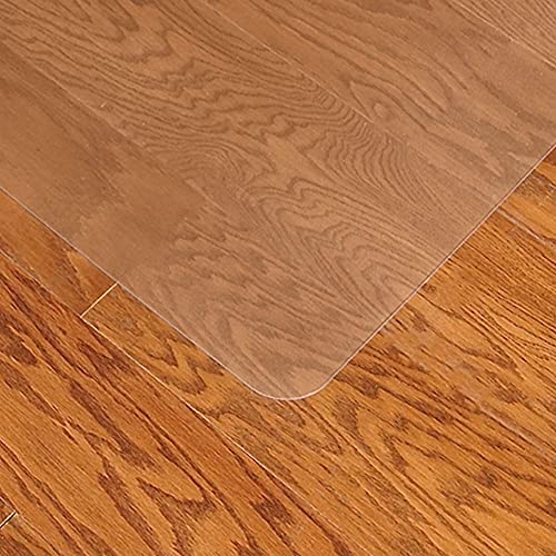 Staples Office Chair Mat, Clear Floor Mats, Hard Floors, Textured Underside, 60 x 46 Inch, Smooth Glide - size: 46'' x 60'', style: Hard Floor