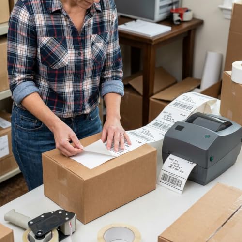 4" x 6" Direct Thermal Shipping Labels, 220 Labels per Roll - size: Roll- 220 Labels