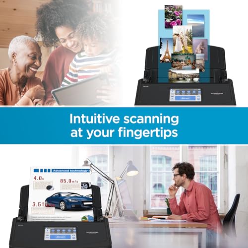 ScanSnap iX1600 Wireless or USB High-Speed Document Scanner, Black | Cloud Enabled | Photos & Receipts | Large Touchscreen | Auto Document Feeder | Mac or PC - color: ScanSnap iX1600 Black Photos & Documents