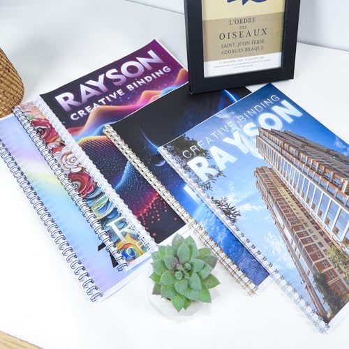 Rayson Wire Binding Spines, 1/2" 3:1 Pitch, 32-Loop, Multicolor, 100 Pack | Includes black, gold, blue, white and silver; choose 1/2" size for medium documents with 3:1 pitch binders. - size: 1/2"