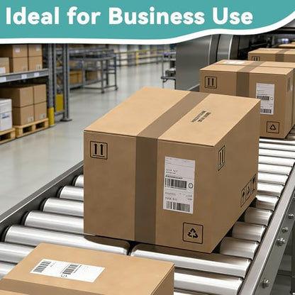 4500 Pcs 4"x6" Thermal Shipping Labels Fanfold, 2 Stacks of 2250