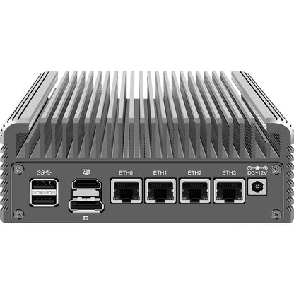 CWWK Firewall Mini PC Intel N Series N100/i3-N305,DDR5,NVMe SSD,4 x 2.5GbE i226V LAN,Micro Router Appliance (N100 4LAN, 8G RAM 256G SSD) - size: 8G RAM 256G SSD