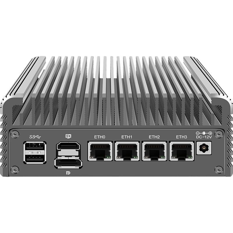 CWWK Firewall Mini PC Intel N Series N100/i3-N305,DDR5,NVMe SSD,4 x 2.5GbE i226V LAN,Micro Router Appliance (N100 4LAN, 16G RAM 2T SSD) - size: 16G RAM 2T SSD