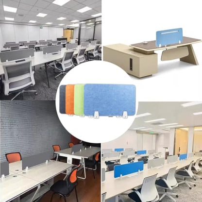 Desk Privacy Divider, Sound Proof Dividers, Clamp- Divider Acoustic DividerDesktop Standing Cubicle Partition for Classroom Libraries Room Table(Blue,60x30cm) - color: Blue, size: 60x30cm